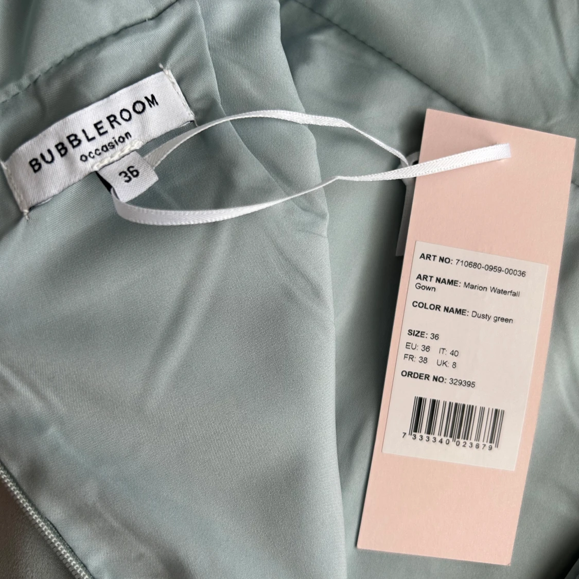 Mintgrön balklänning  - 92