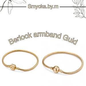 Berlock armband  - Berlock armband guld   Rostfritt stål 