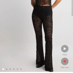 Spetsbyxor - Supersnygga och populära spetsbyxor som är slutsålda, endast använda en gång, storlek xs🥰