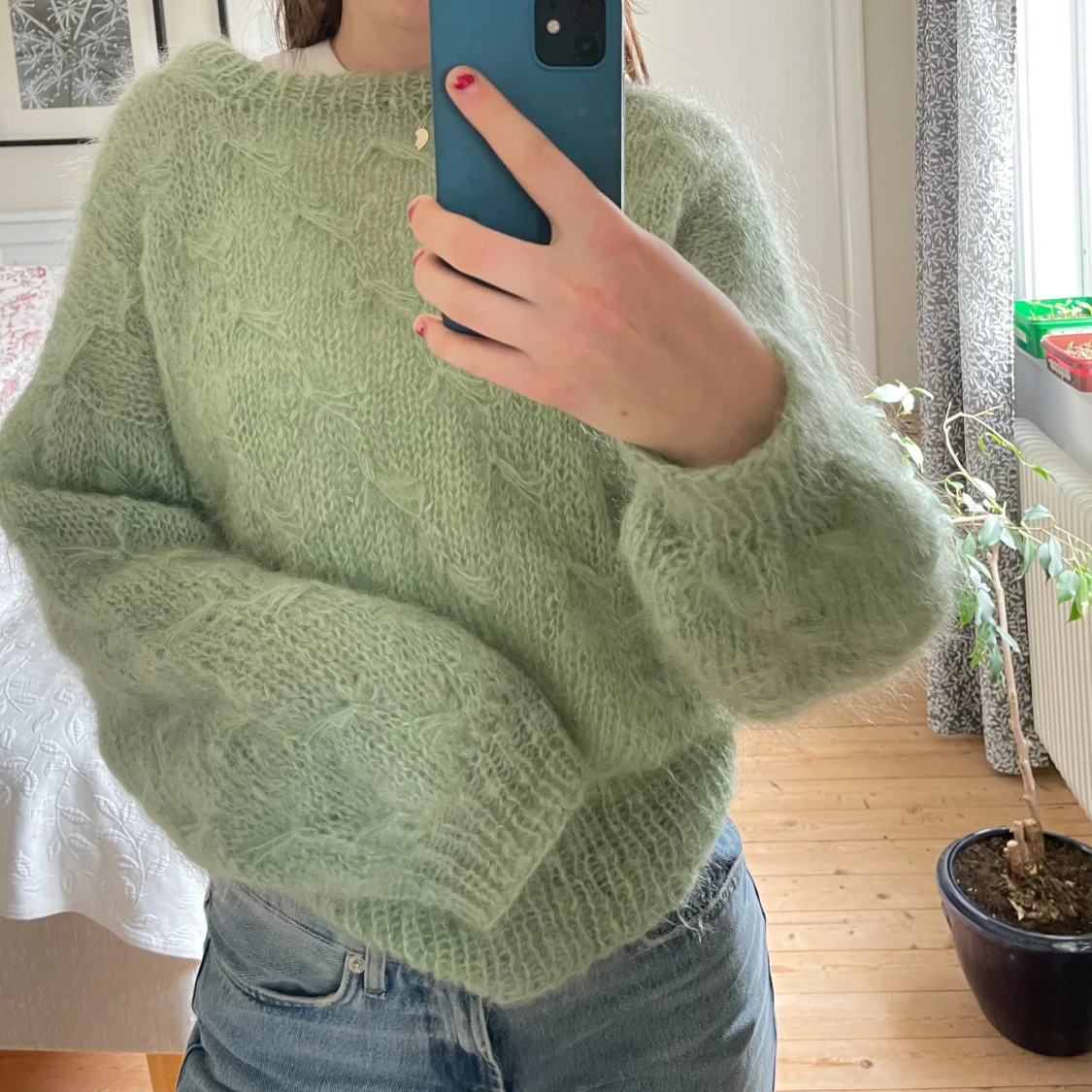 Stickad tröja - 90