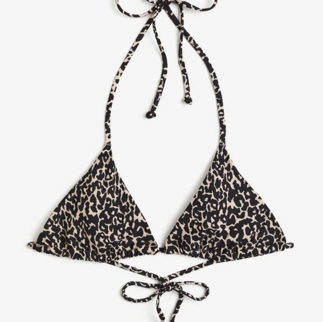 Leopardmönstrad bikiniöverdel H&M