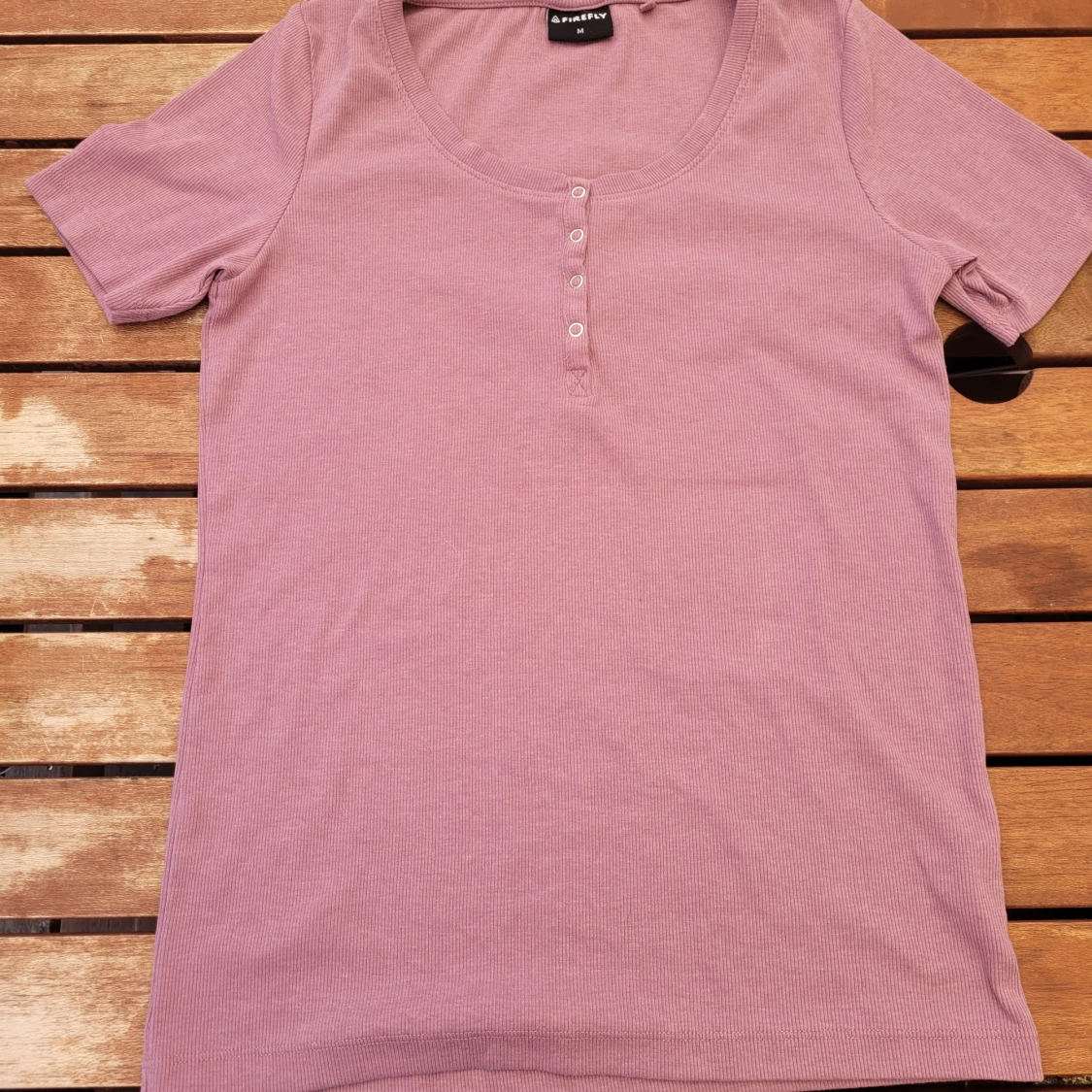 Rosa ribbad topp från Newbie