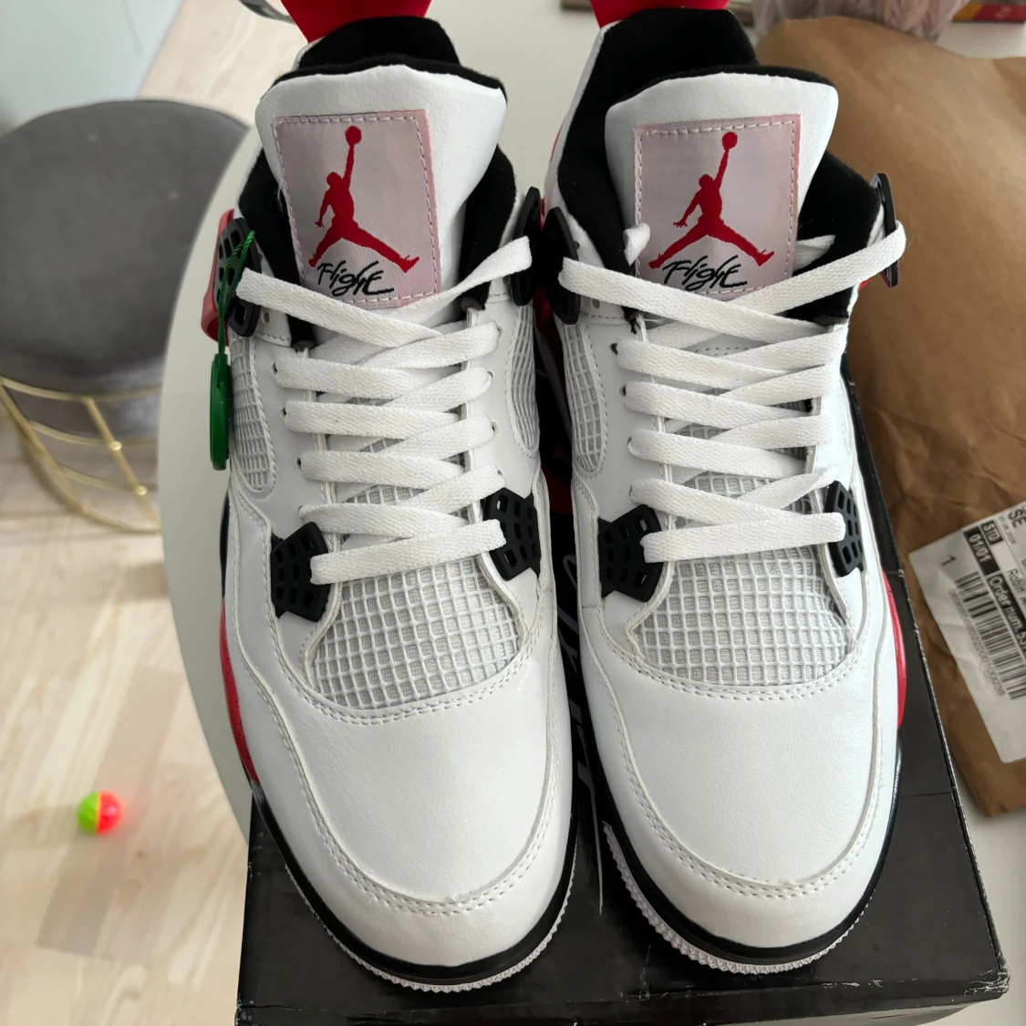 Jordan 4 red cement - 90