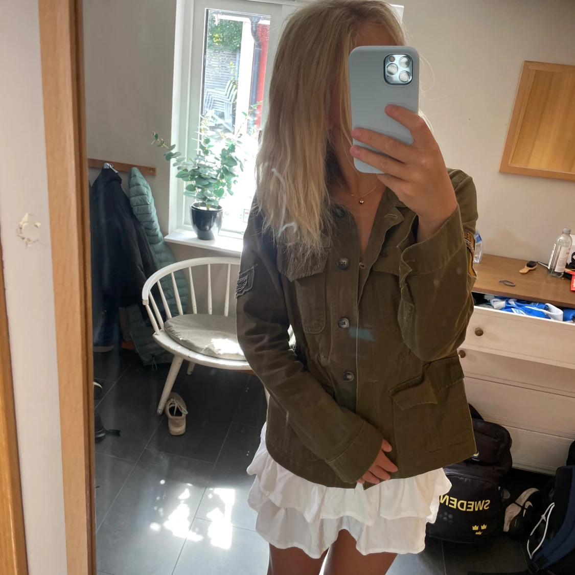 grön jeansjacka - 90