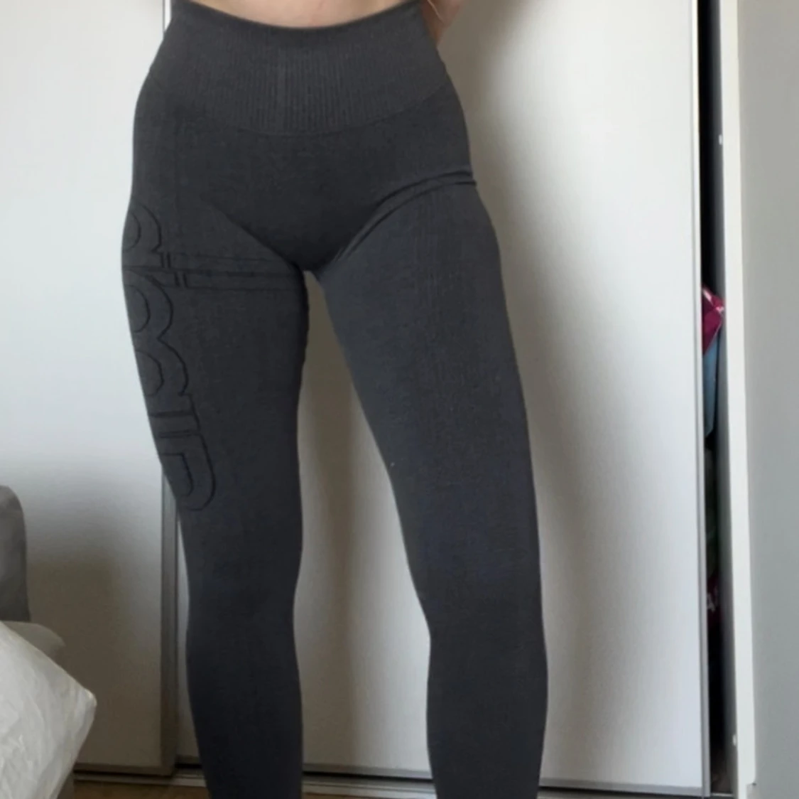 Aimn ribbade leggings - 92