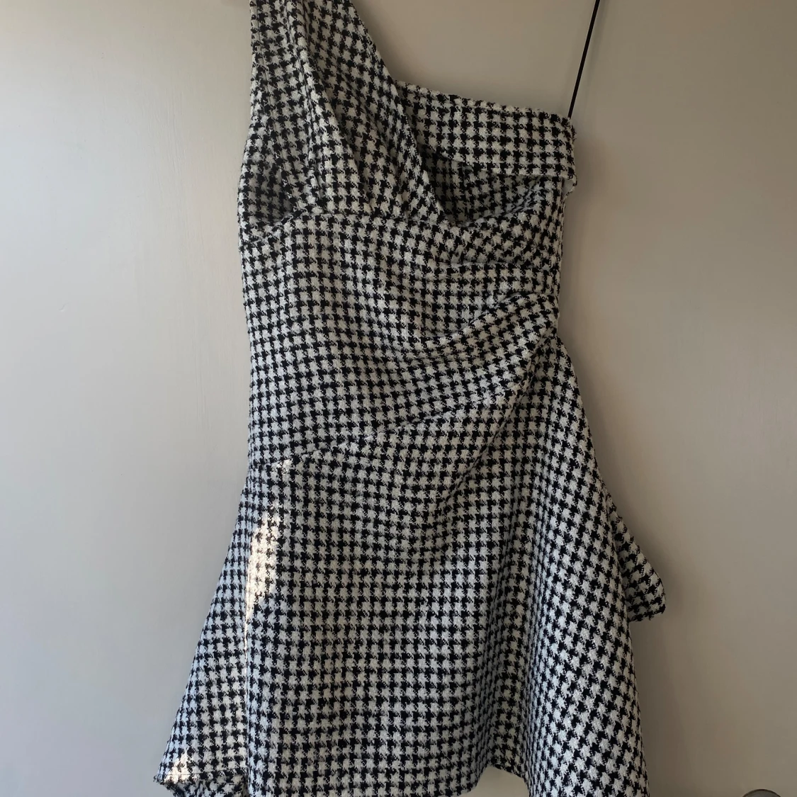 Rutig klänning - 90