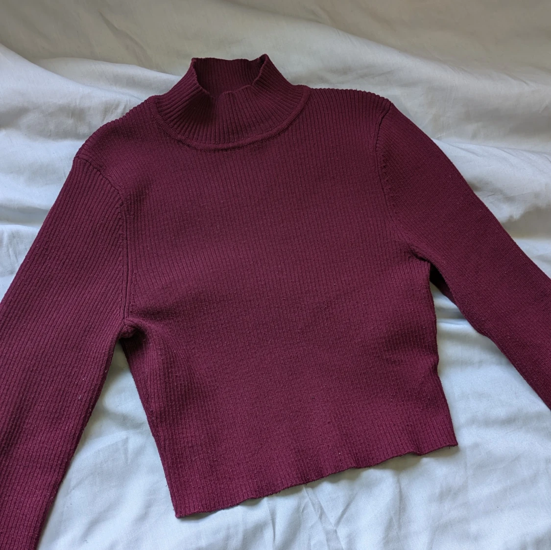 Röd Långärmad Topp - 91