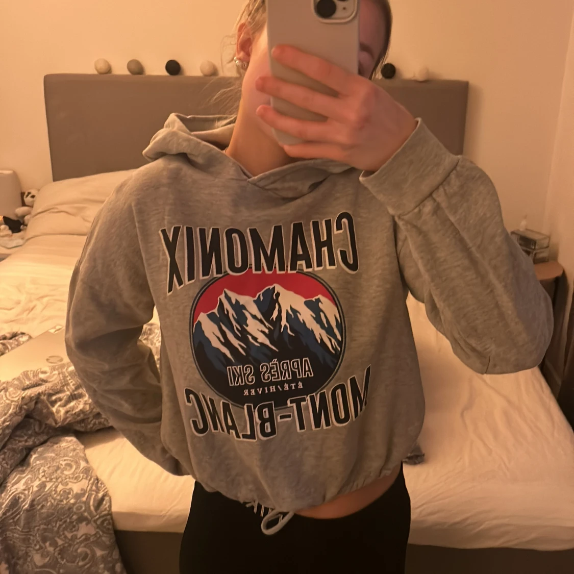 Hoodie med tryck  - 91