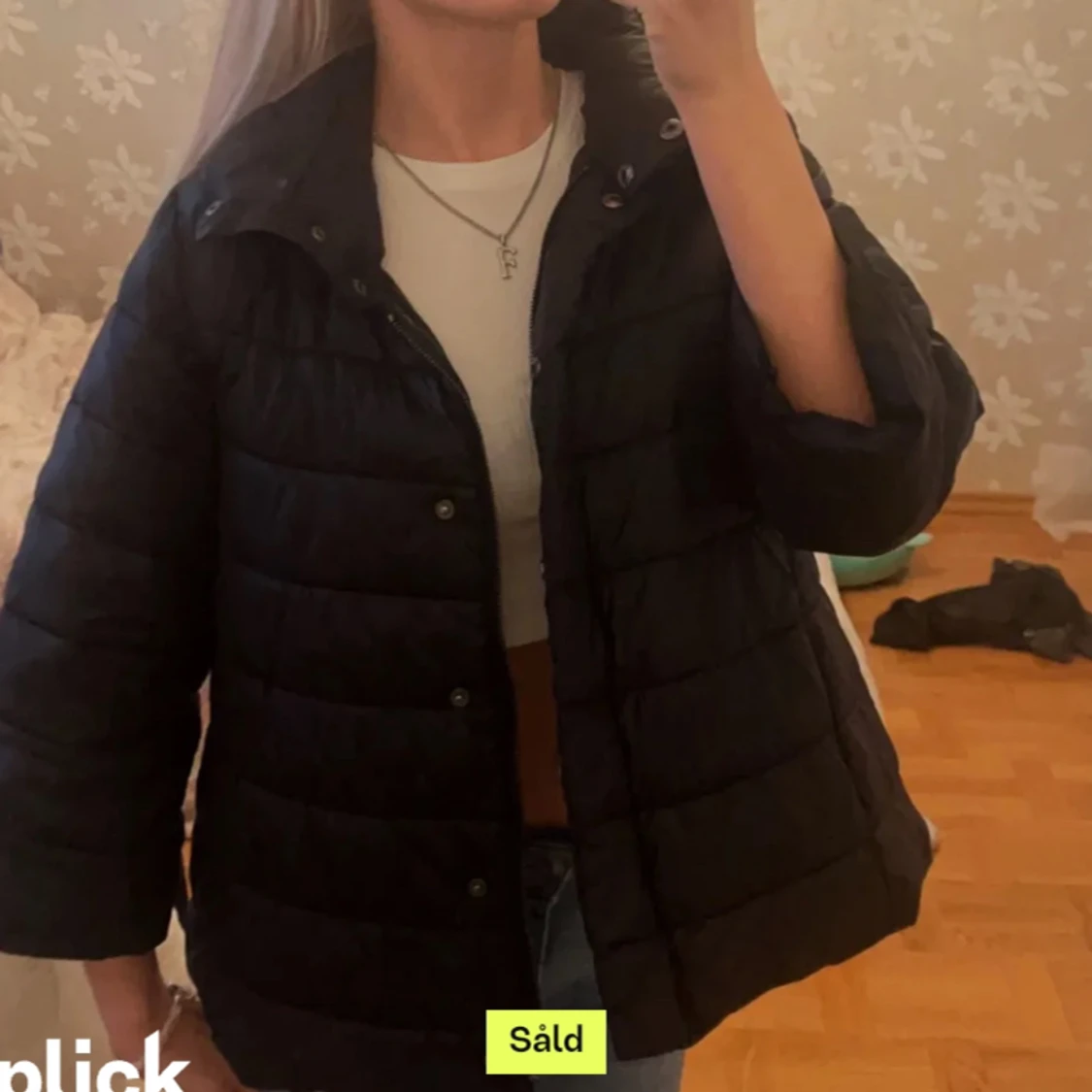 Trekvartärmad jacka - 90