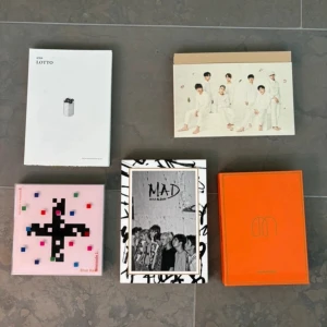 Various kpop albums - Sold as a set or individually ( see prices below)   Mamamoo(photo card included): SOLD BTOB (photo card included): 35 SEK Got-7 (photo card included): 70 SEK Exo: (photo card included): 70 SEK TXT: 70SEK