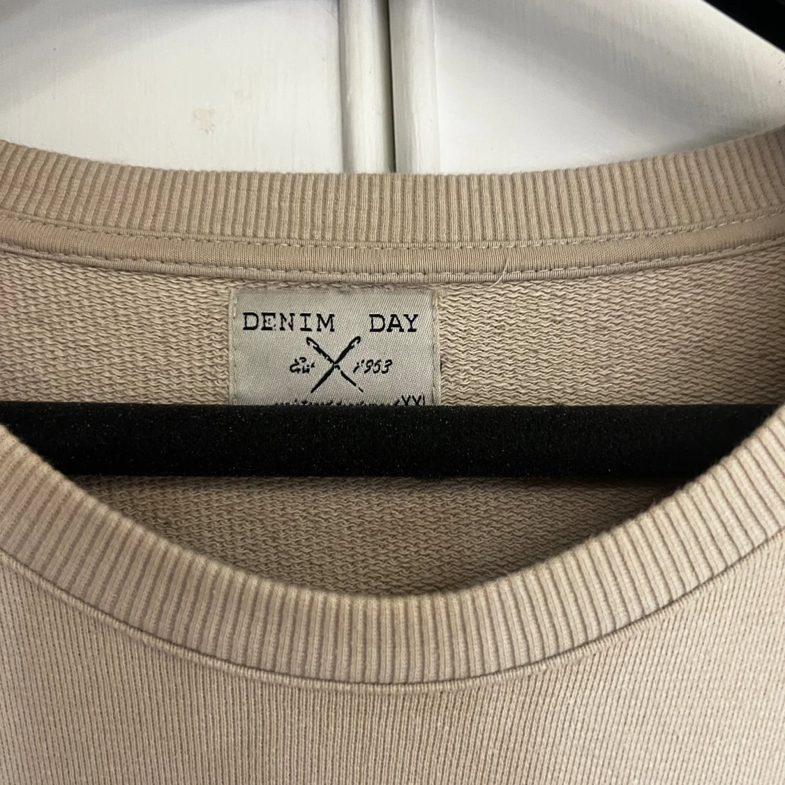 Beige Collegetröja - 90