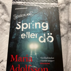 Spring eller dö bok - Aldrig läst ur eller tagits ut ur hyllan.  Kostar 30 kr + frakt.