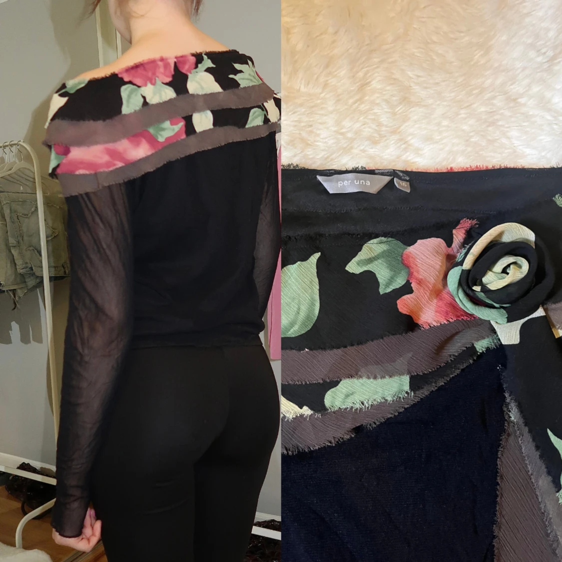 Off the shoulder tröja - 90