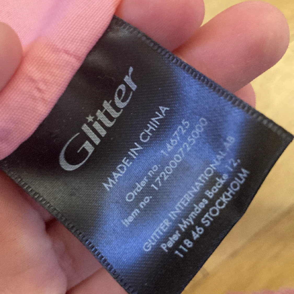 Rosa glitter väska - 91