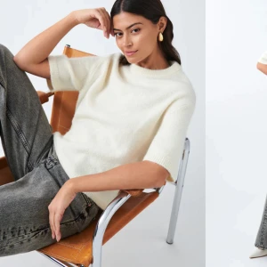 Trekvarts ärm tröja - Säljer denna topp eftersom jag inte använder den längre. Den har används ganska mycket men är i bra skick. Lite nopprig därför säljer jag den för ett bra billigt pris.