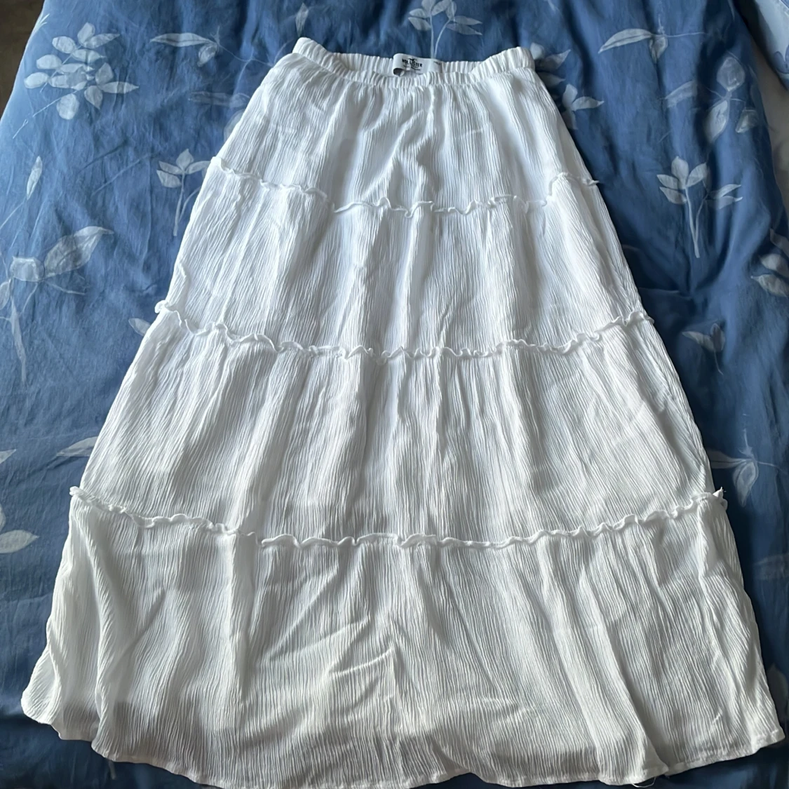 Lång vit kjol - 90
