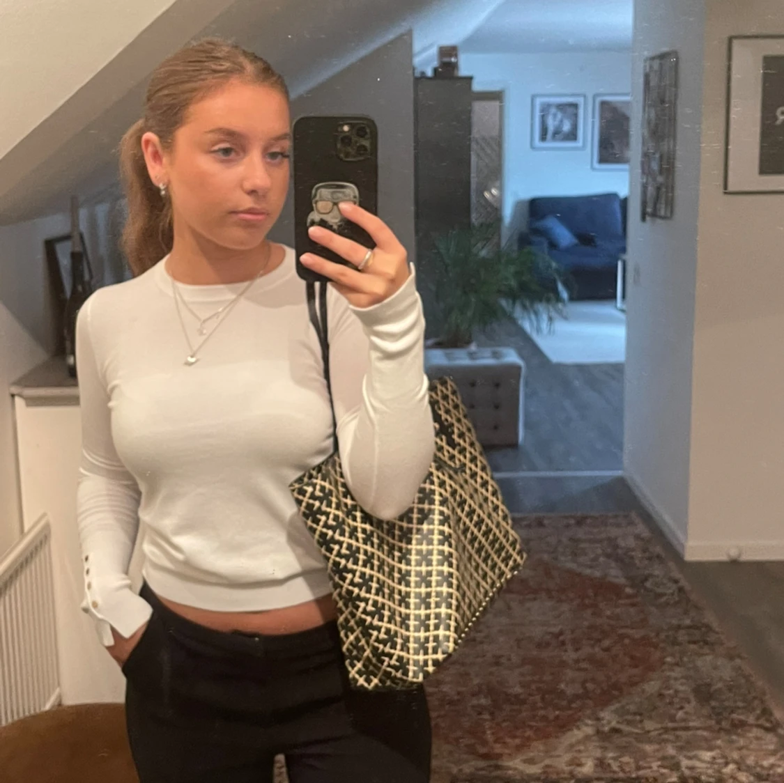 Stickad tröja  - 90