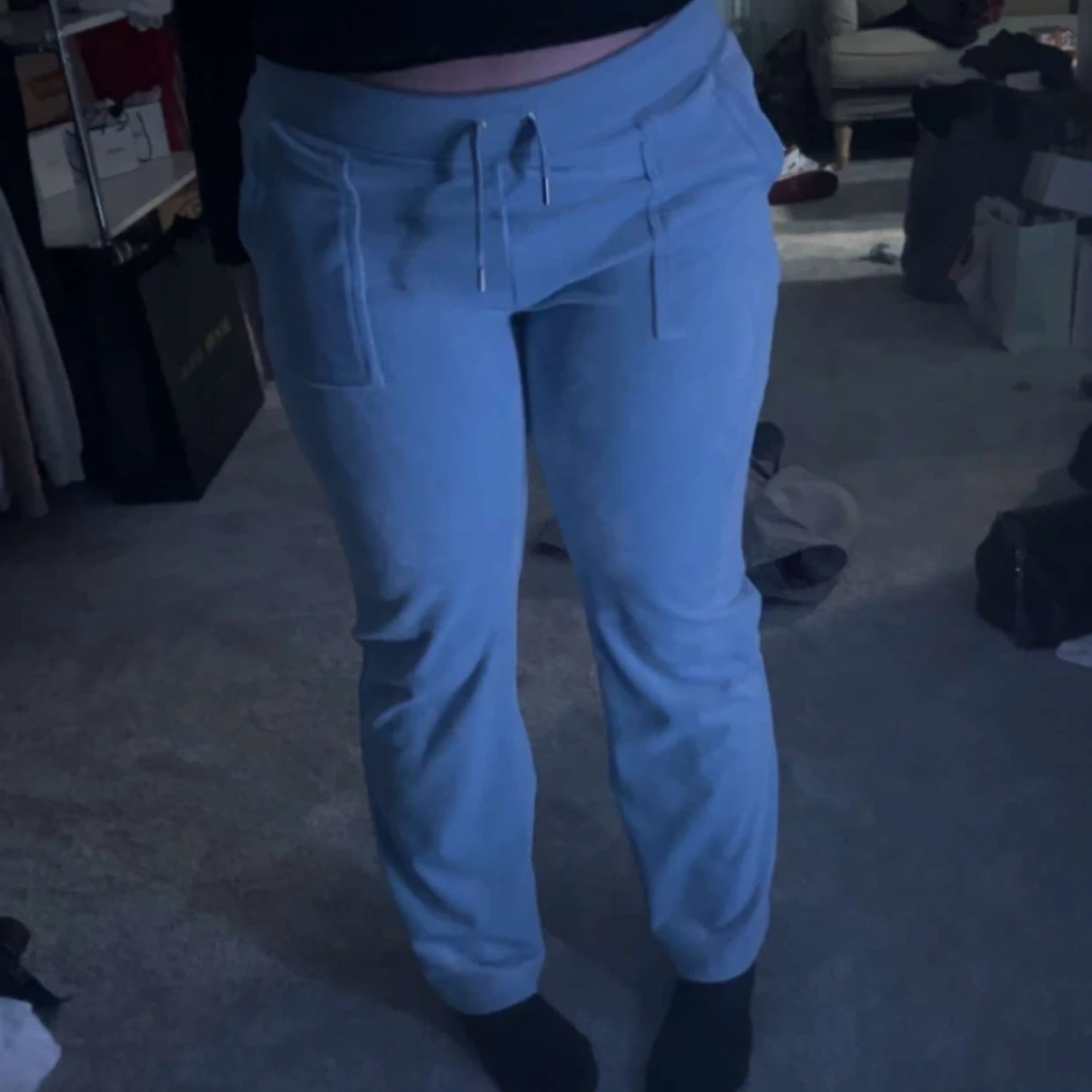 Ljusblå juicy byxor strl. L - 90