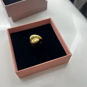 Säljer denna guldiga Edblad ring, aldrig använd säljes då jag inte tycker jag passar i ringar.