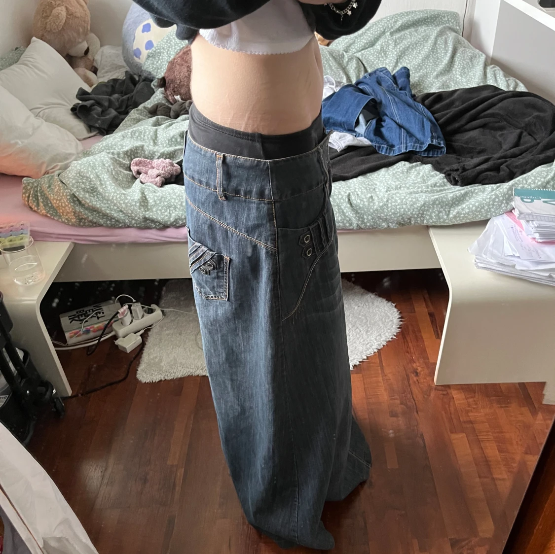 jeans kjol