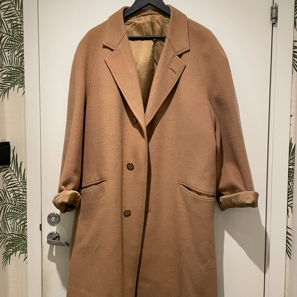 Vintage rock i camelfärgad ull - 92