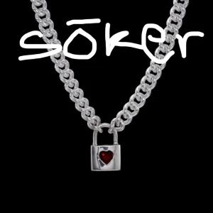 Silver Locked Love Necklace - Söker Maria Nilsdotter locked love halsbandet i silver 🩵