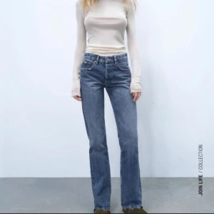 Zara jeans  - För små för mig, inte på längden (jag är 162). Väldigt snygga mid waist jeans.