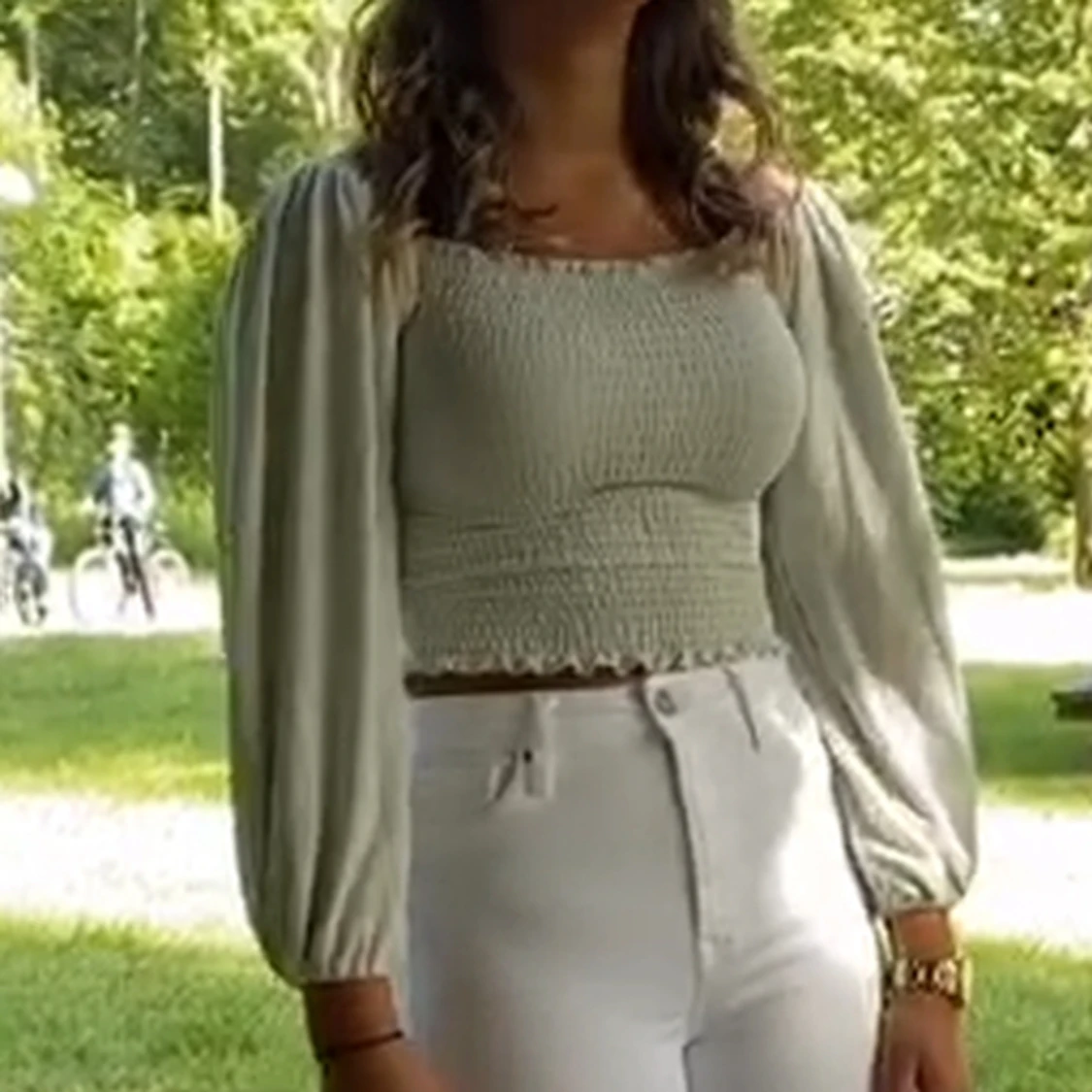 Ljusgrön blus💚 - 90