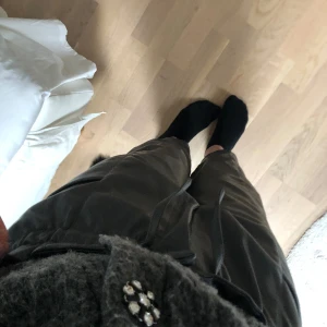 Skinnbyxor - Skinnbyxor med fickor  Mörkgråa Storlek 152 11-12 år