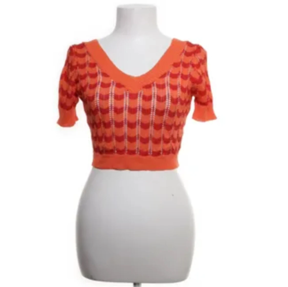 Röd/orange topp - 90