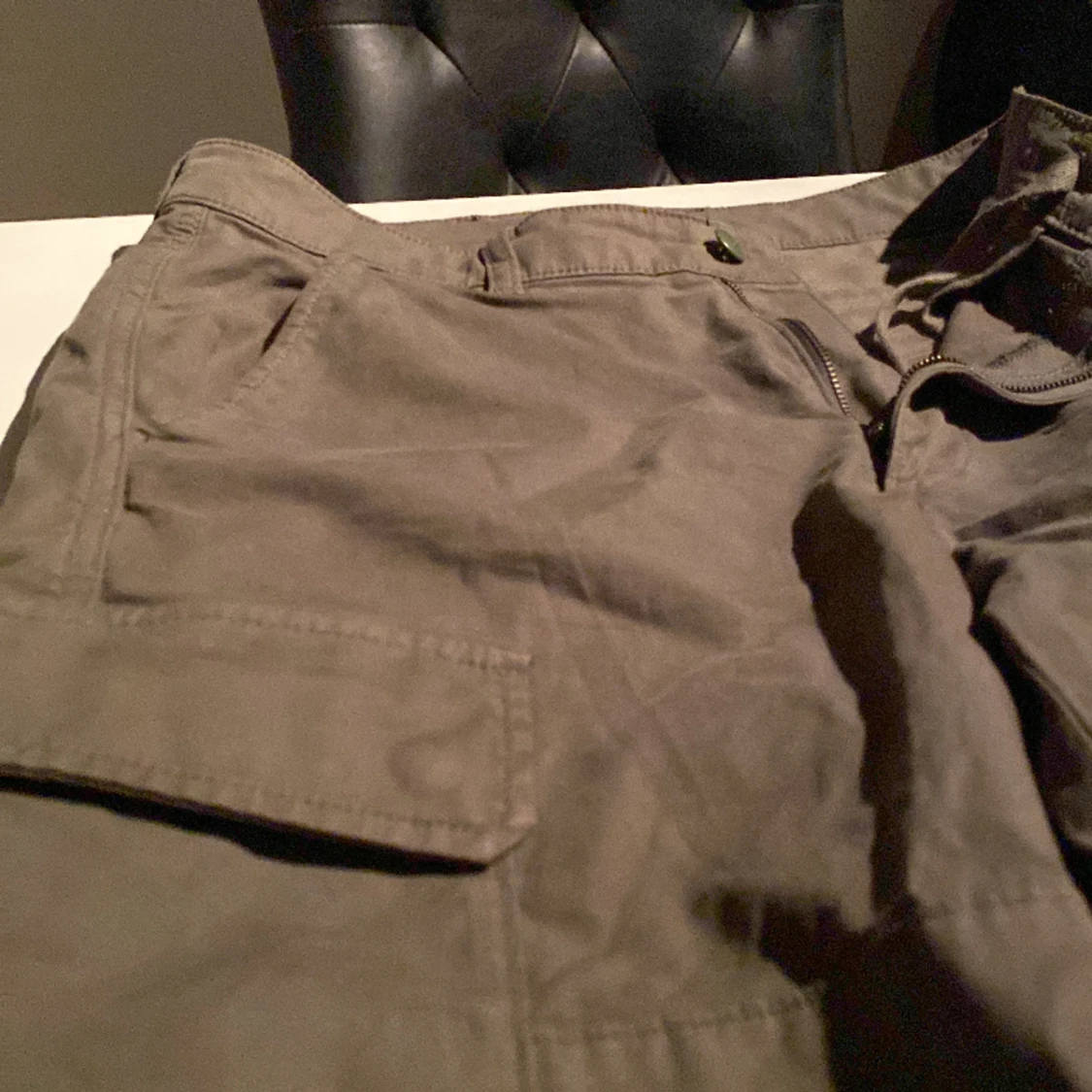 Uniqlo Olive Cargos - 91