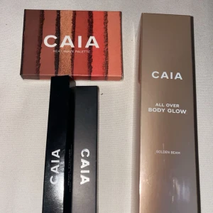 Helt oanvända caia produkter från julkalendern!! - Säljer dessa 4 produkter då jag inte ens rört dom sen jag fick de, tänkte att någon säkert har bättre användning med dom och kommer då sälja dessa 4 billigt . Helts köper man alla för 300 eller 1 grej för 75kr. Hör gärna av er om mer bilder.