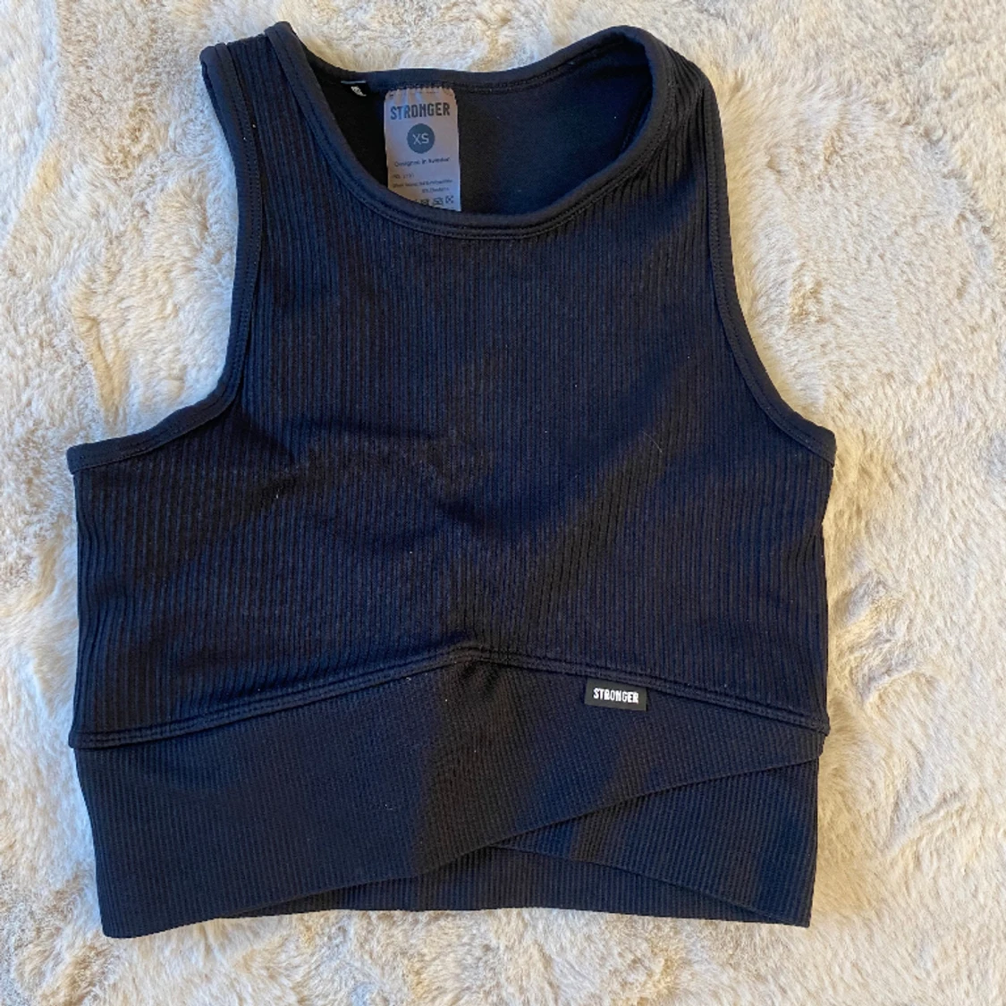 Stronger svart tränings topp