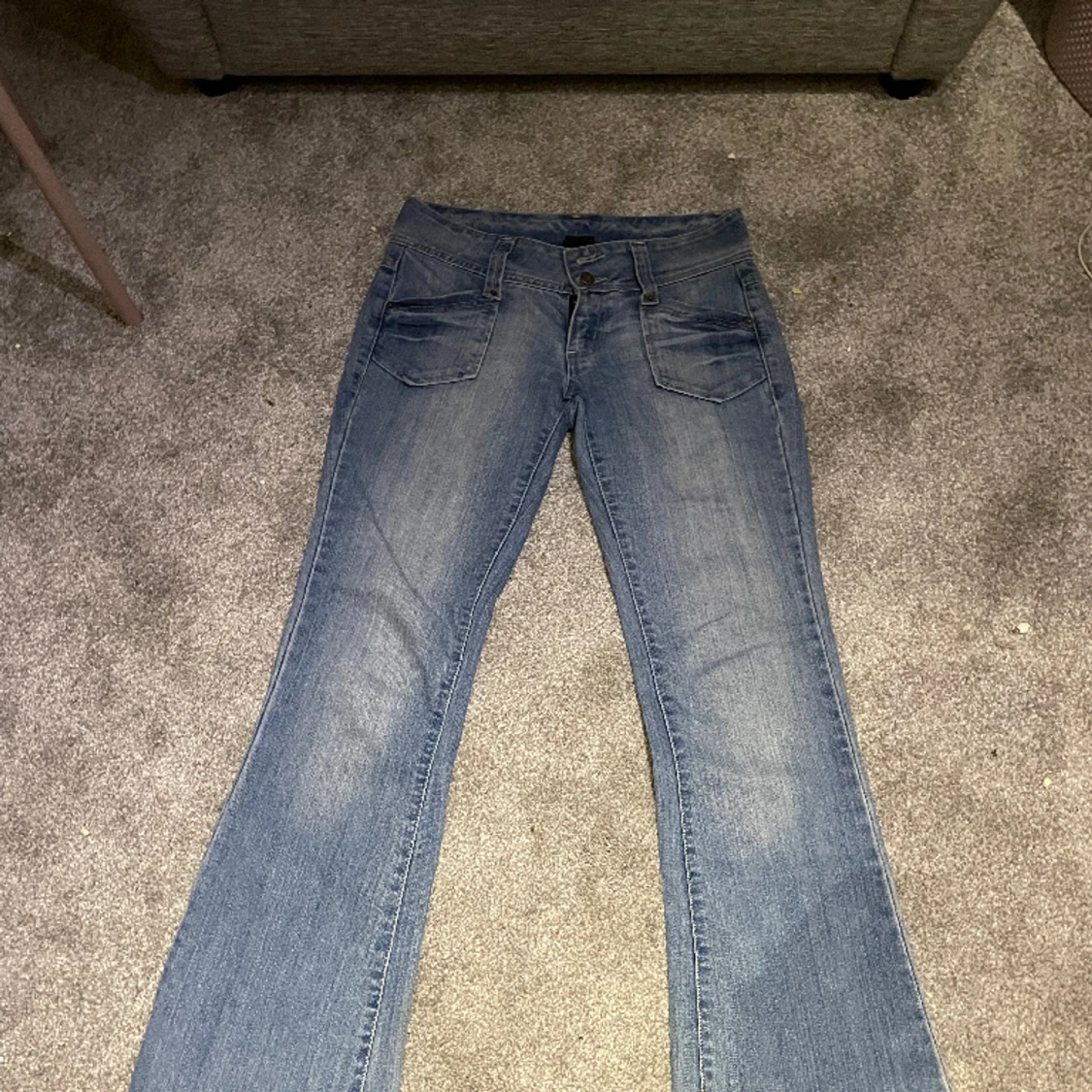 Lågmidjade jeans