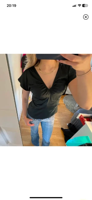 Satin topp - Snygg satin topp från hm