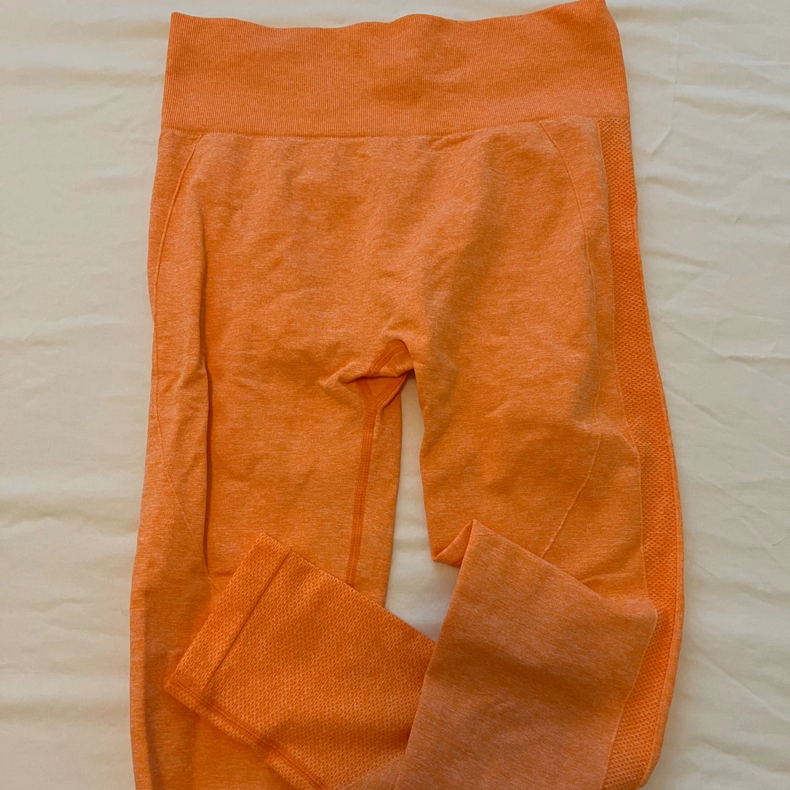 Orange tränings tights