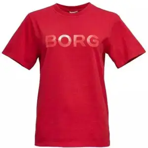 Dam t-shirt från Björn Borg gjord av 100% bomull. Klassiskt snitt med korta ärmar och rund halsringning.  Perfekt för jul. Mer information hittar du i min bio 😊.