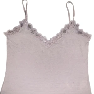 Linne - Linne med spetsdetalj från MNG i storlek s/xs