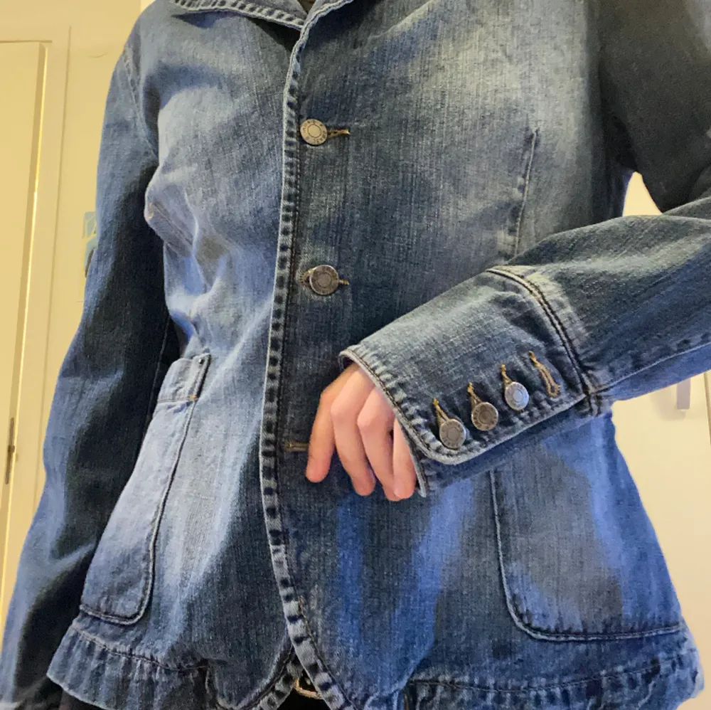 Vintage denim kavaj. Kostymer.