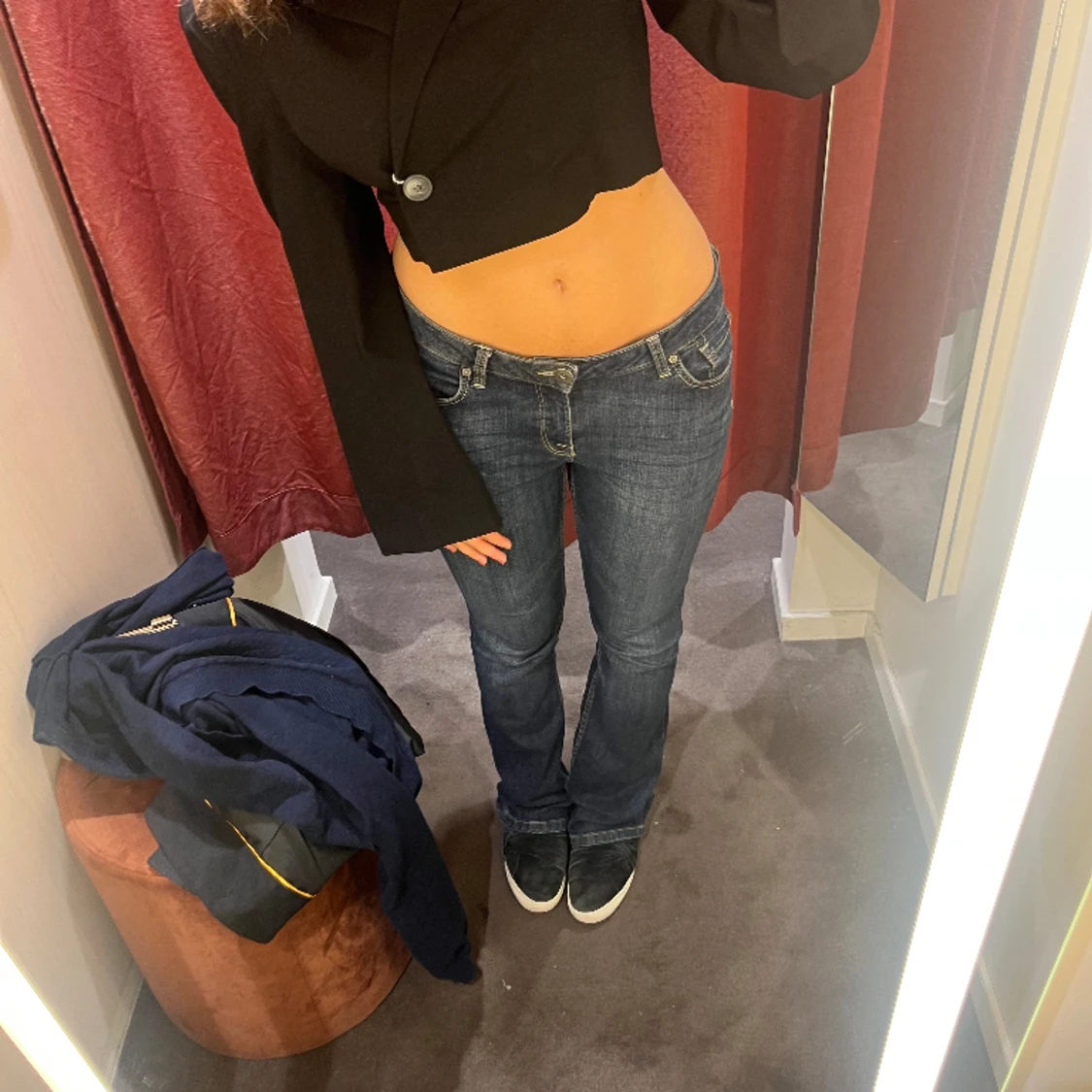 Lågmidjade jeans - 90