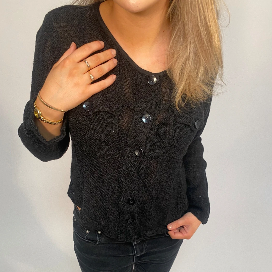 Svart kofta🤍