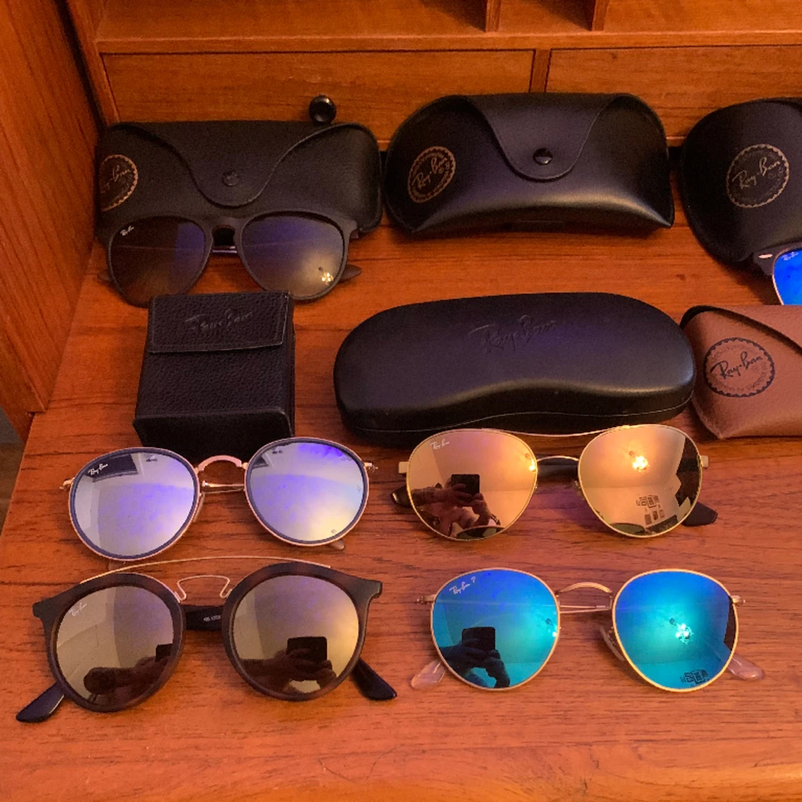 Ray-bans i olika sorter.  - 90