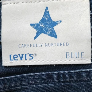 Levis blue - Levis blue. Raka/ smått vida byxor i bra skick. Storlek L men M på längden.