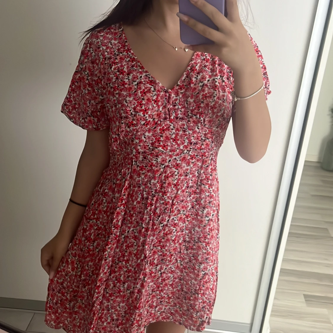 Gullig rosa sommarklänning