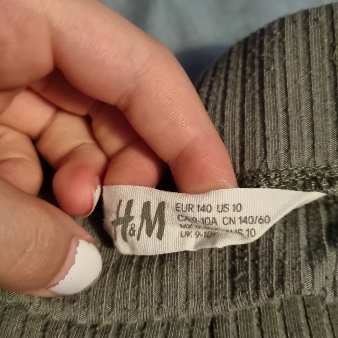 Militärgröna flared tights  - 90