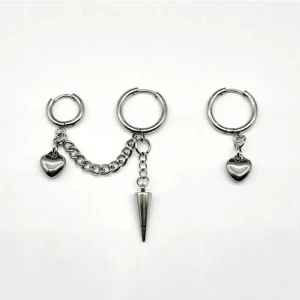 Handgjorda örhängen  - Handgjorda örhängen ●Material- rostfritt stål●Gjord i bra kvalitet 💎Örhängeskrokar -rostfritt stål .☆☆ 3st- 130/par☆☆Längd - 5cm och 3cm 