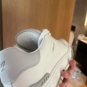 Axel Arigato skor - Säljer mina Axel Arigato skor. Aldrig använda då jag fick i present men passa ej. Skick 10/10. Stl 42. Nypris 3100kr säljer för endast 1500! (Skickar med både tjocka och tunna skosnören)