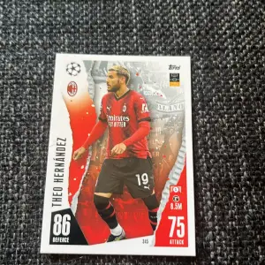 Theo hernadez topps samlarkort i match attax serien