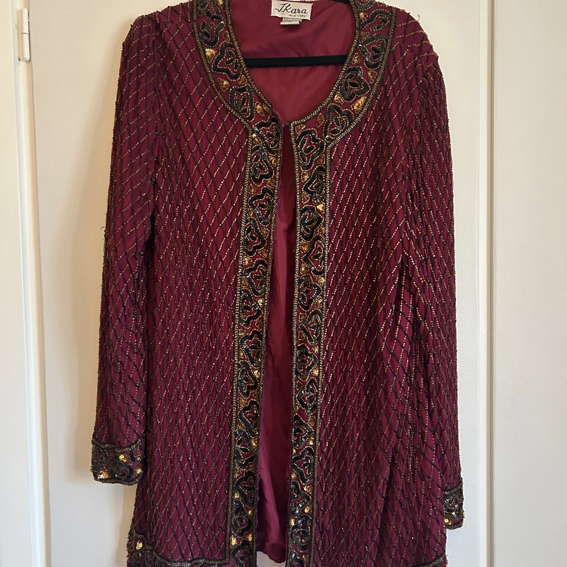 Vintage kavaj/ jacka med pärlor