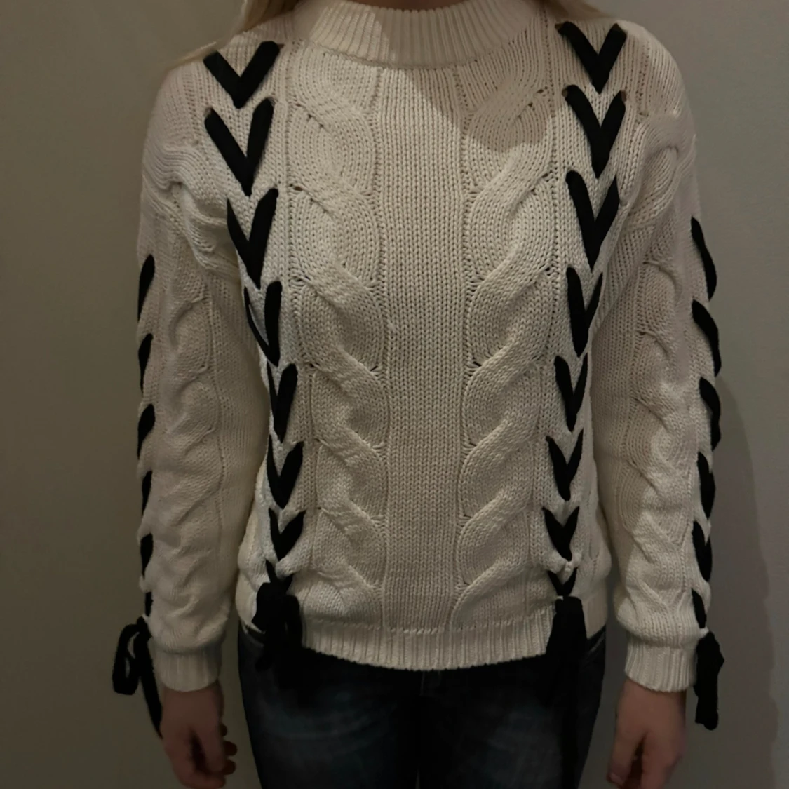 Stickad tröja 